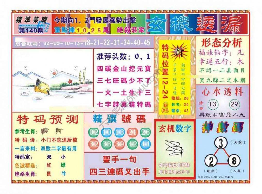 玄机透漏