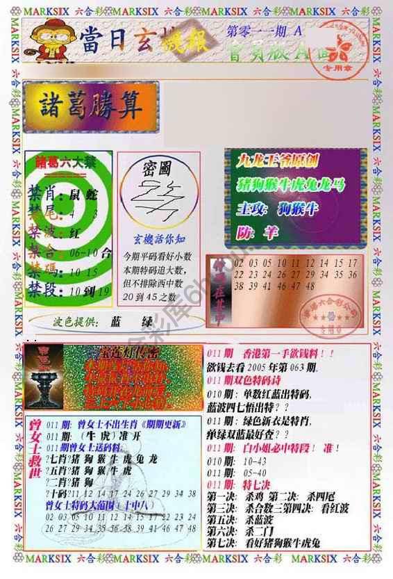 当日玄机报