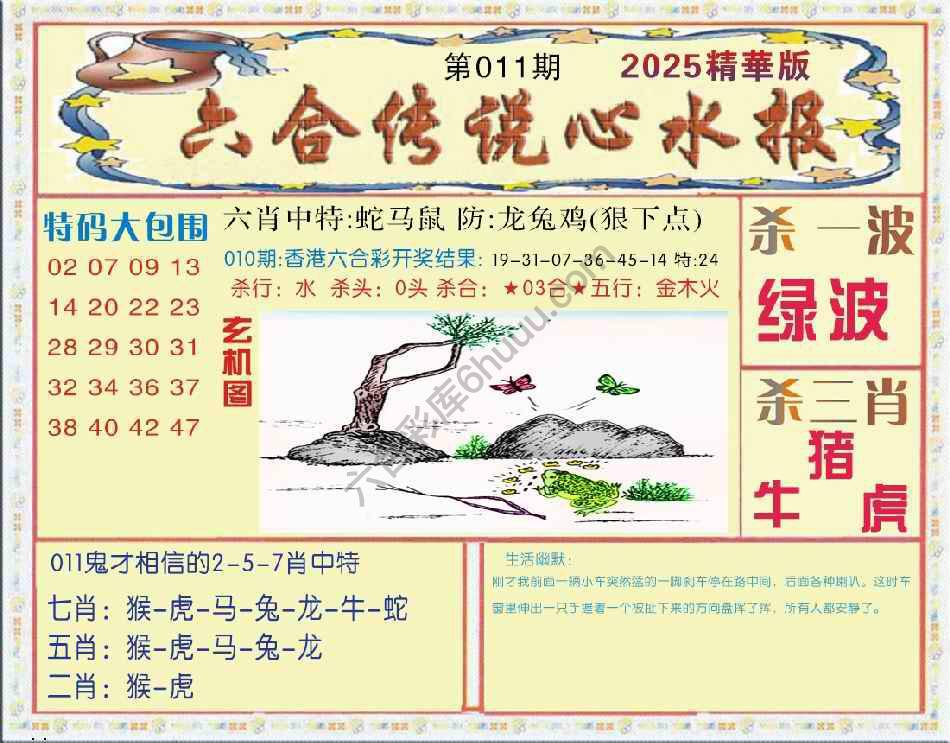 六合传说心水报