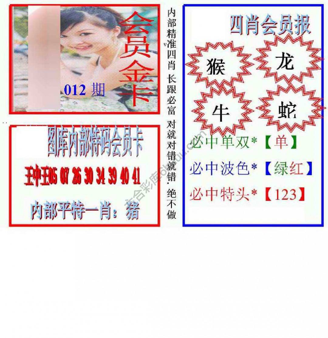 马经四肖会员报