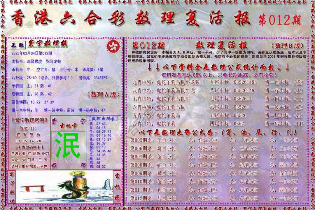 数理复活报