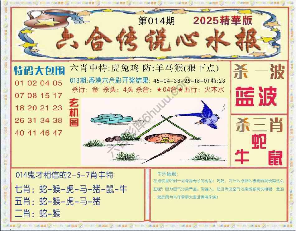 六合传说心水报