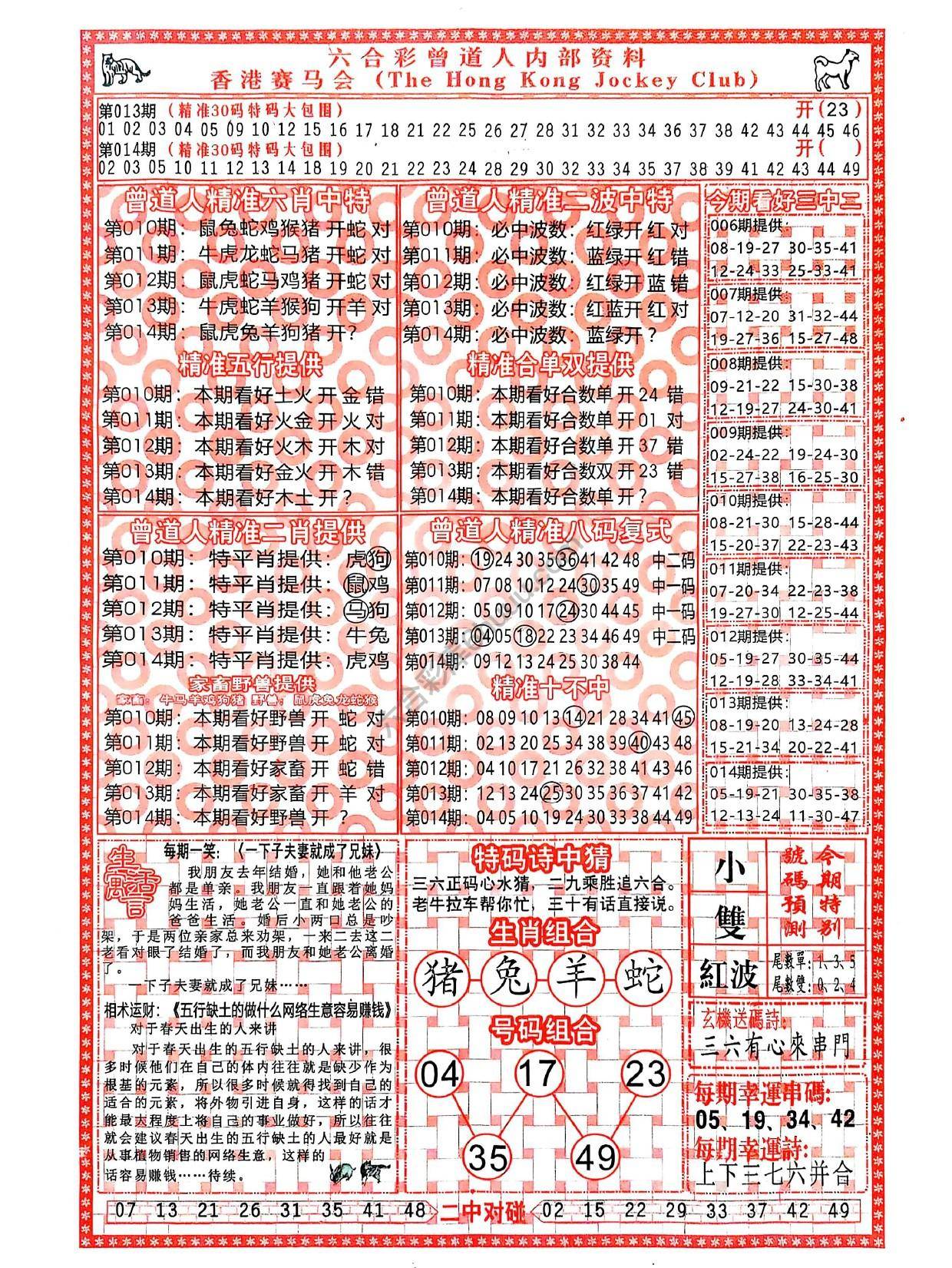 曾道人内部资料