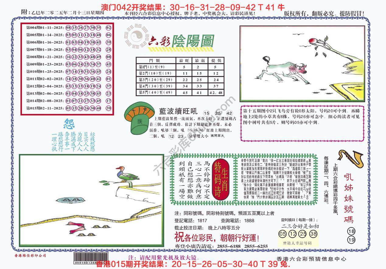 六彩阴阳图