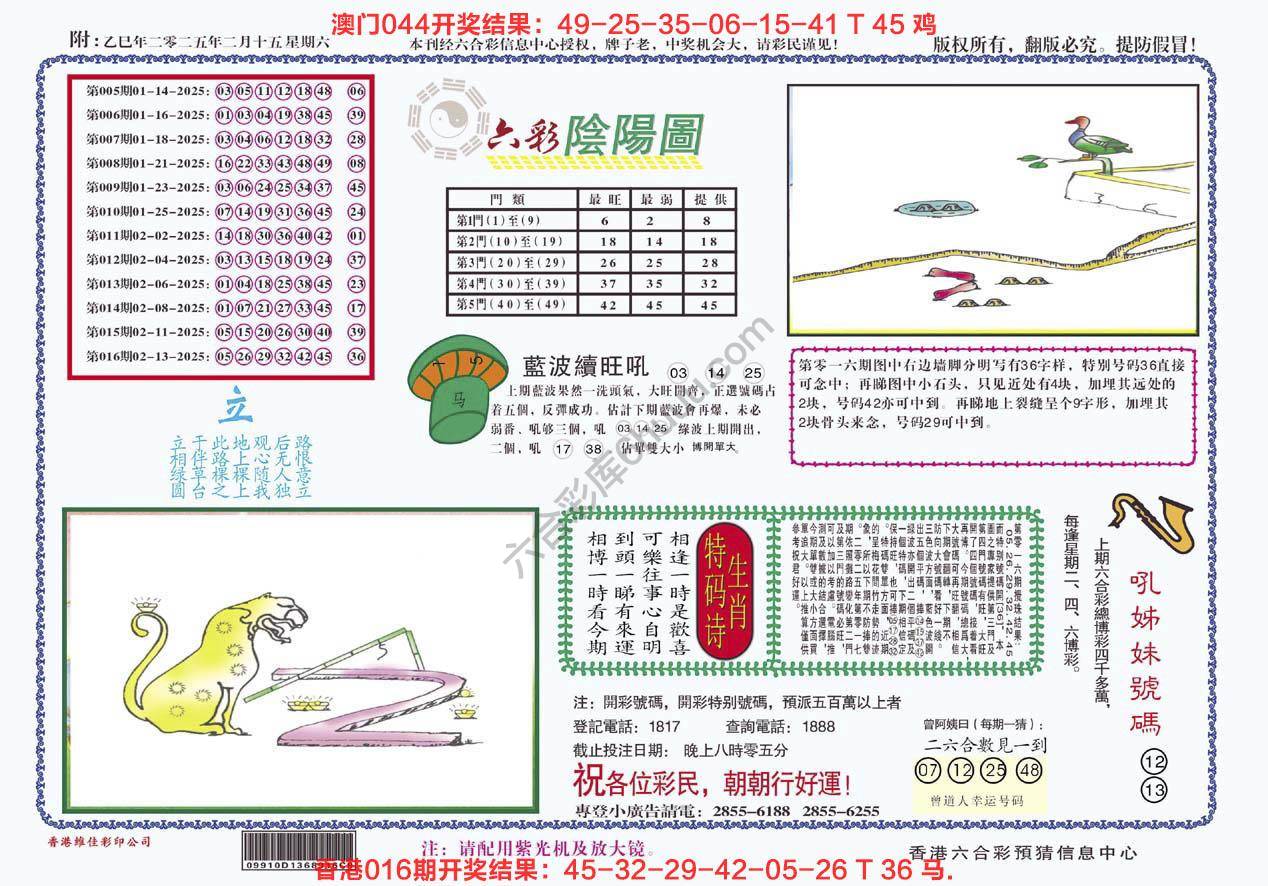 六彩阴阳图