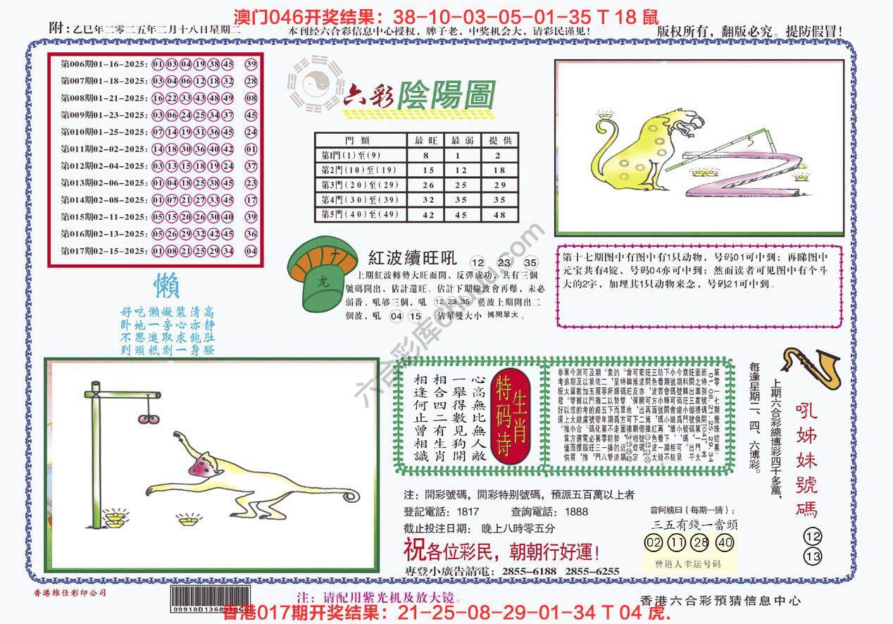 六彩阴阳图