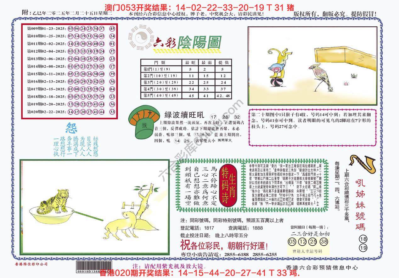 六彩阴阳图