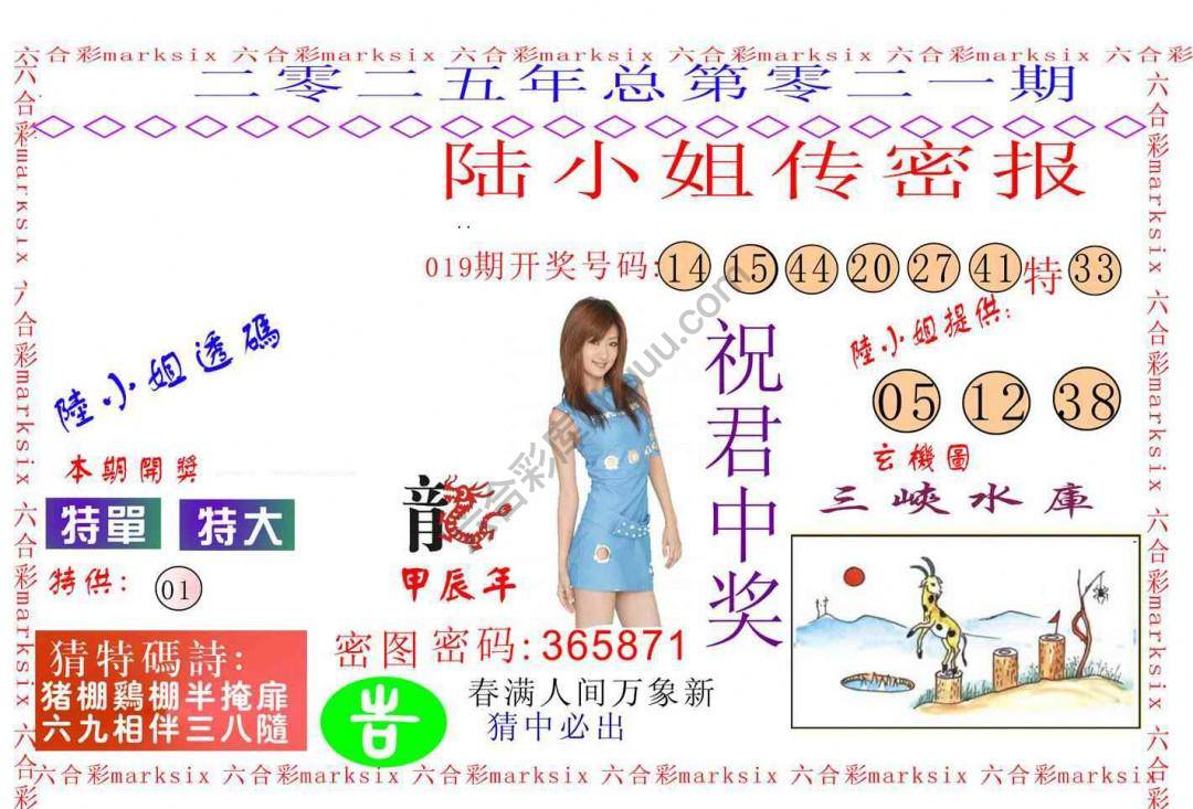 陆小姐传密