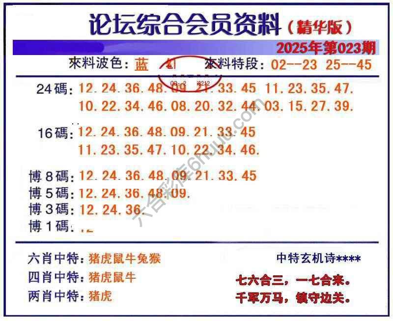 综合会员资料
