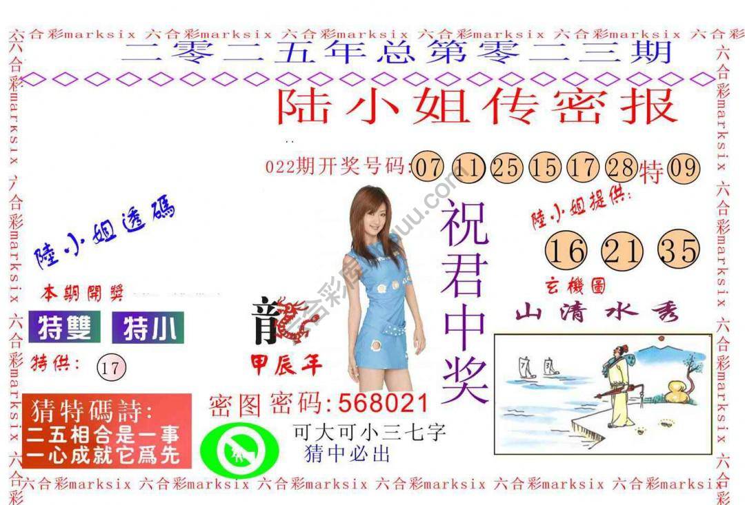 陆小姐传密