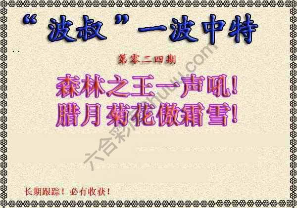 波叔一波中特