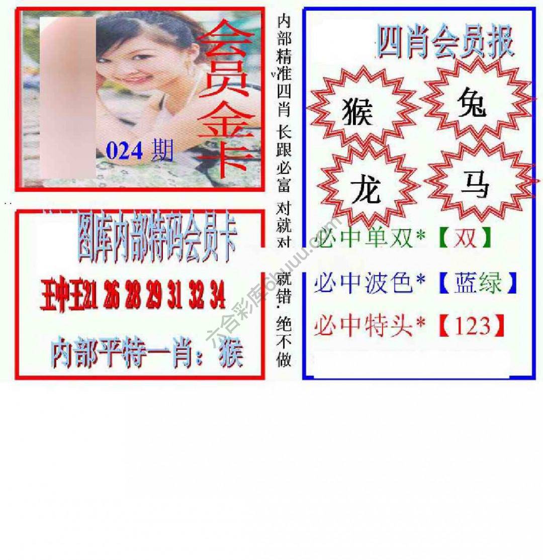 马经四肖会员报