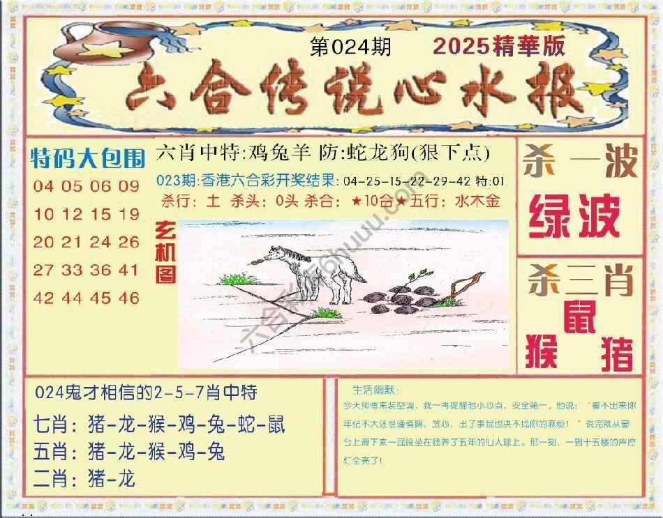 六合传说心水报