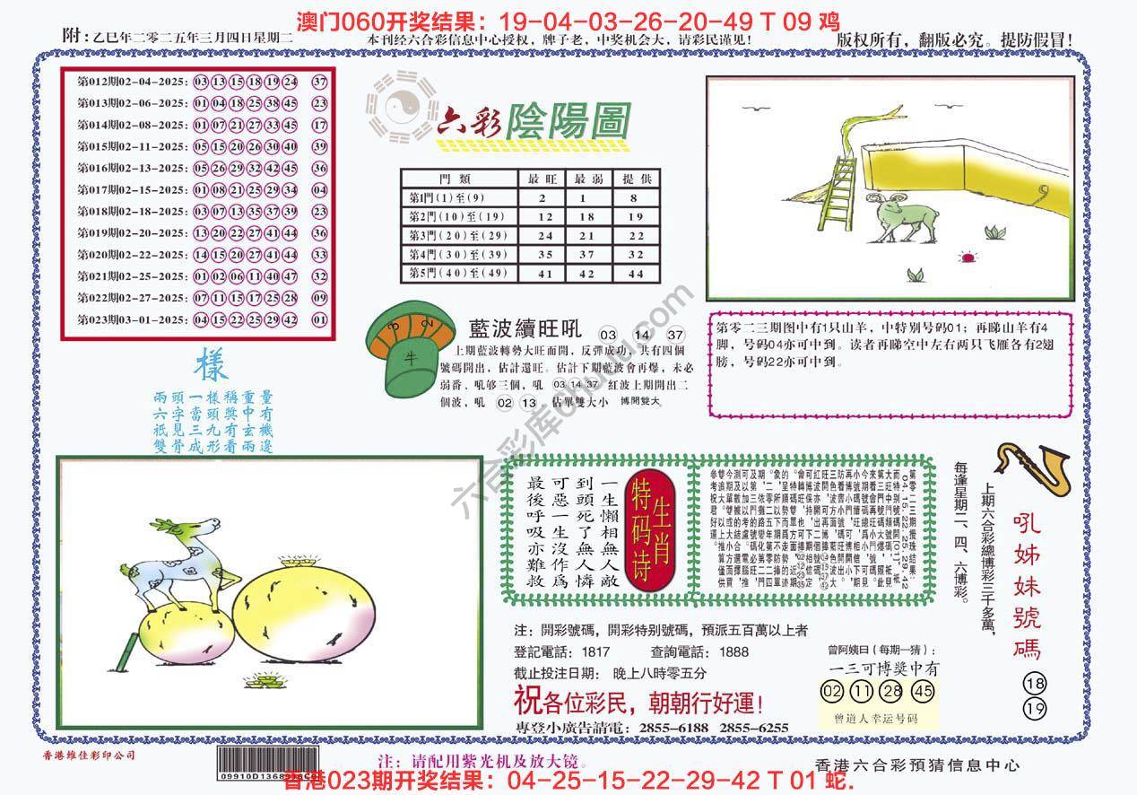 六彩阴阳图