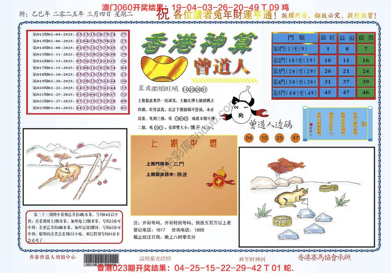 香港神算曾道人