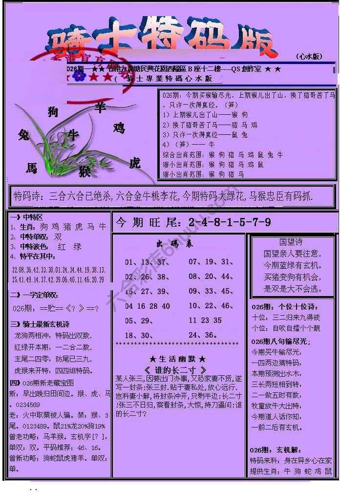 另类骑士特码版
