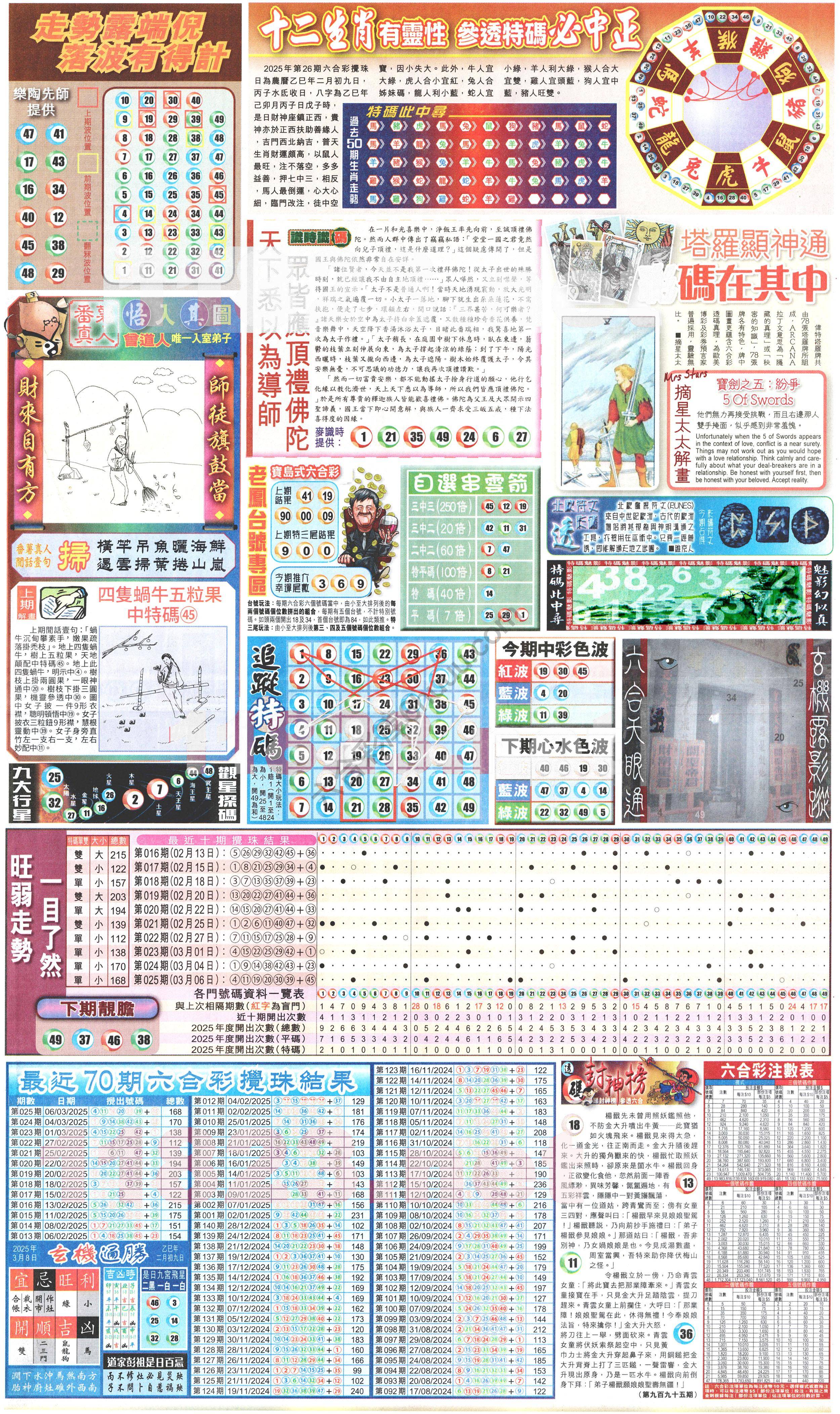 新报六合彩玄机