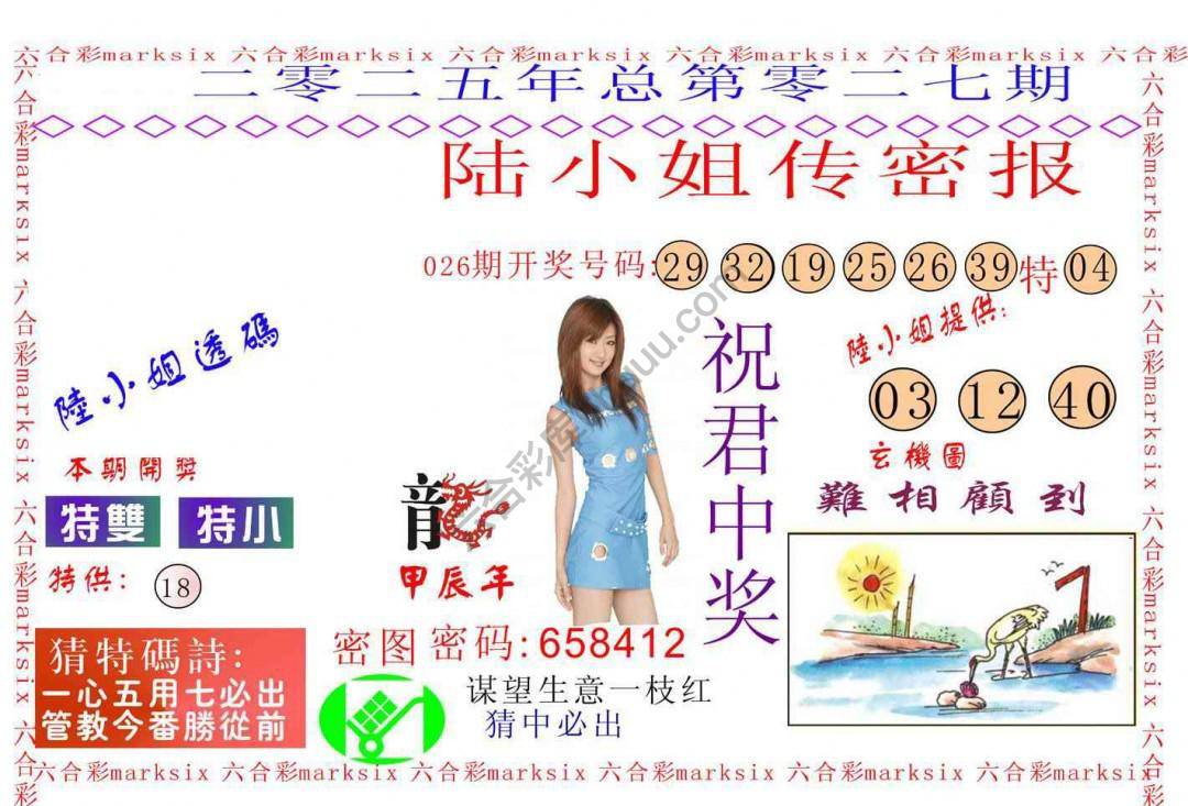 陆小姐传密