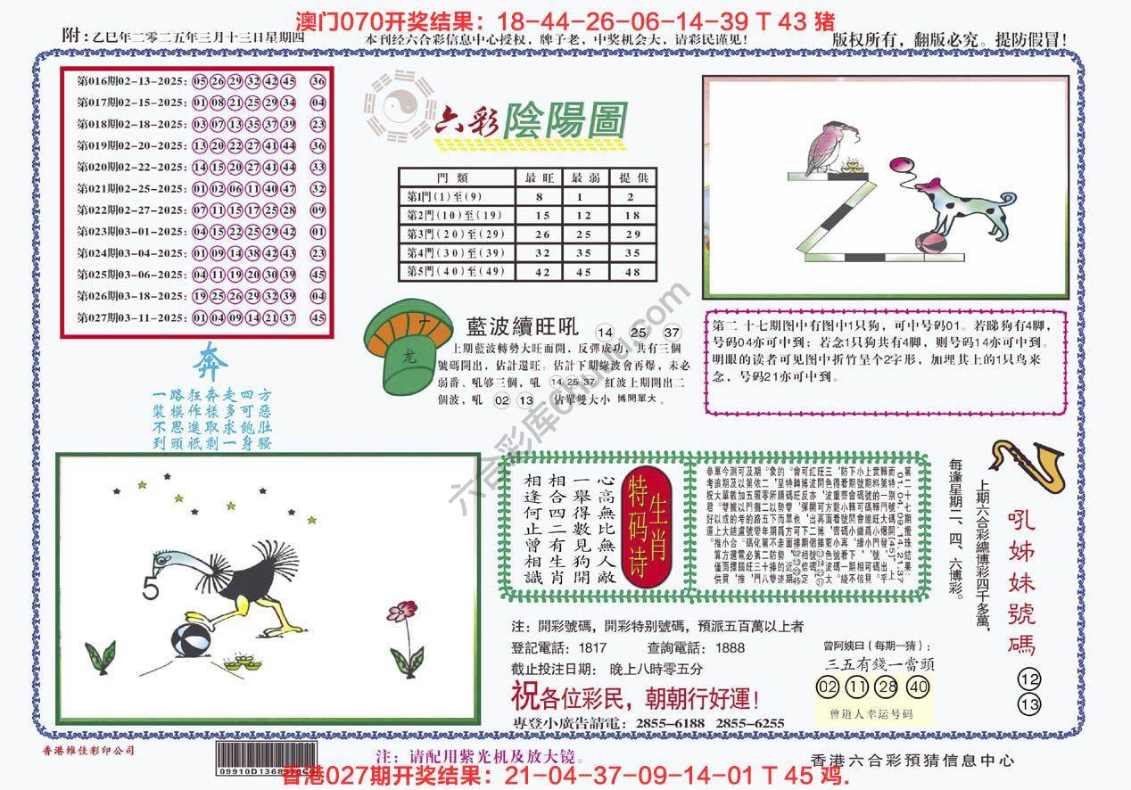 六彩阴阳图