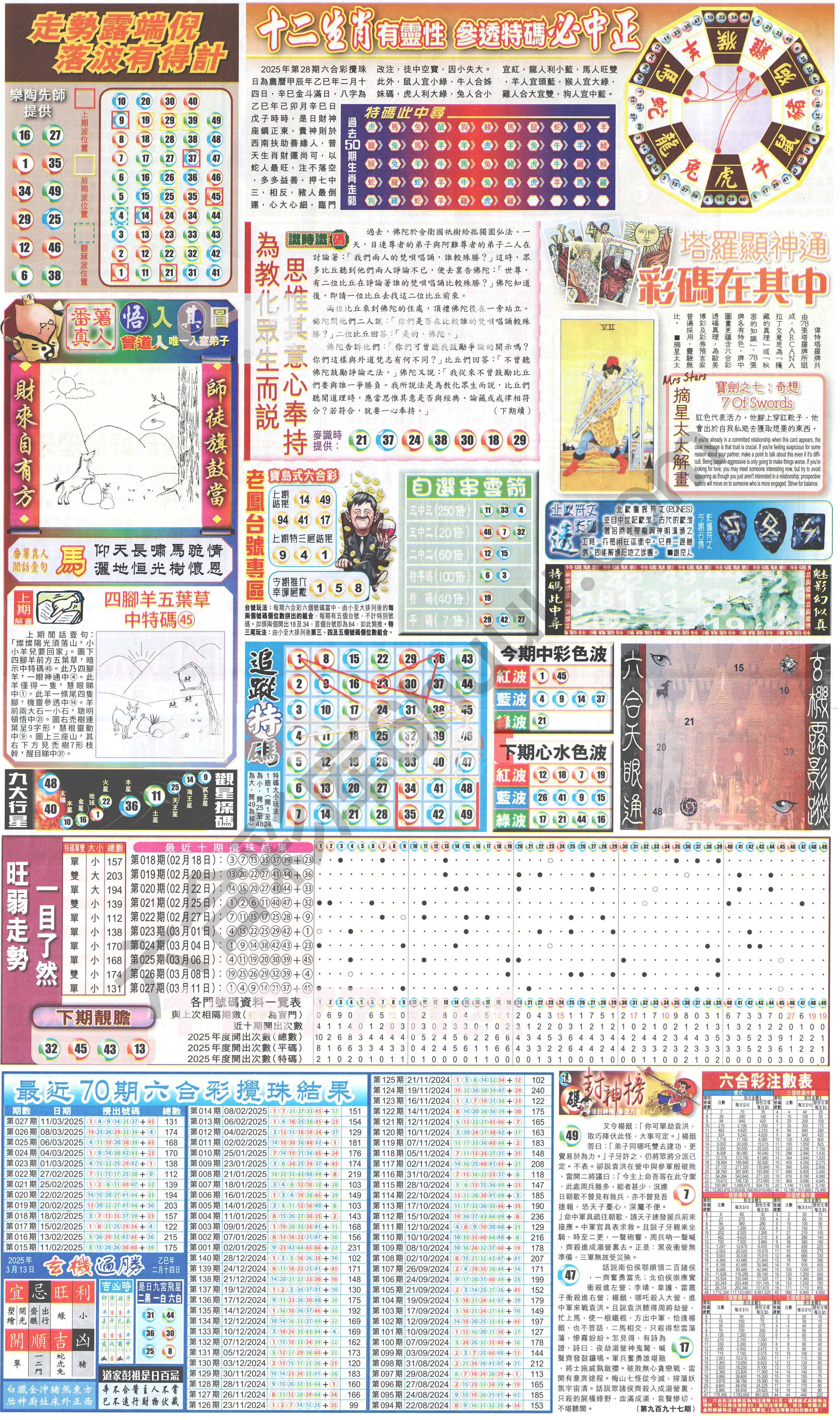 新报六合彩玄机