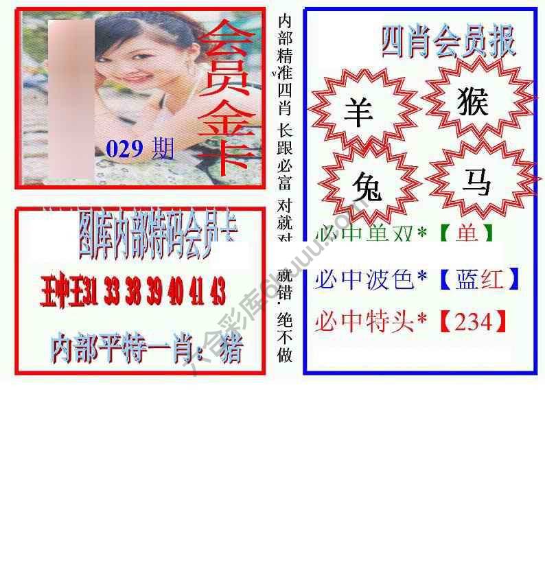 马经四肖会员报