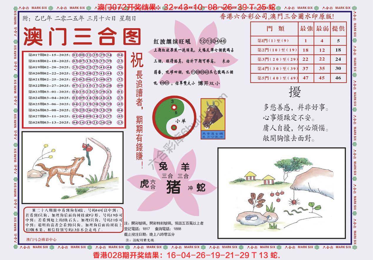 澳门三合图