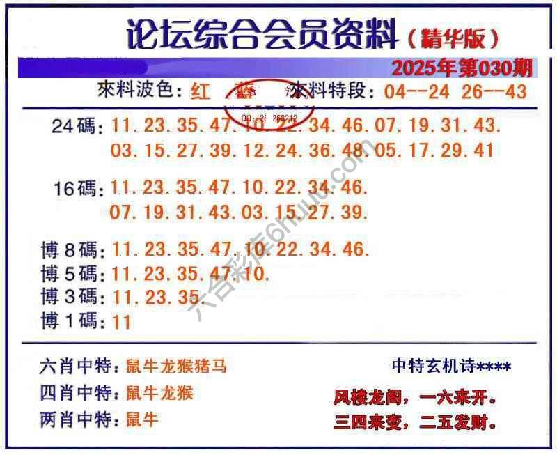 综合会员资料