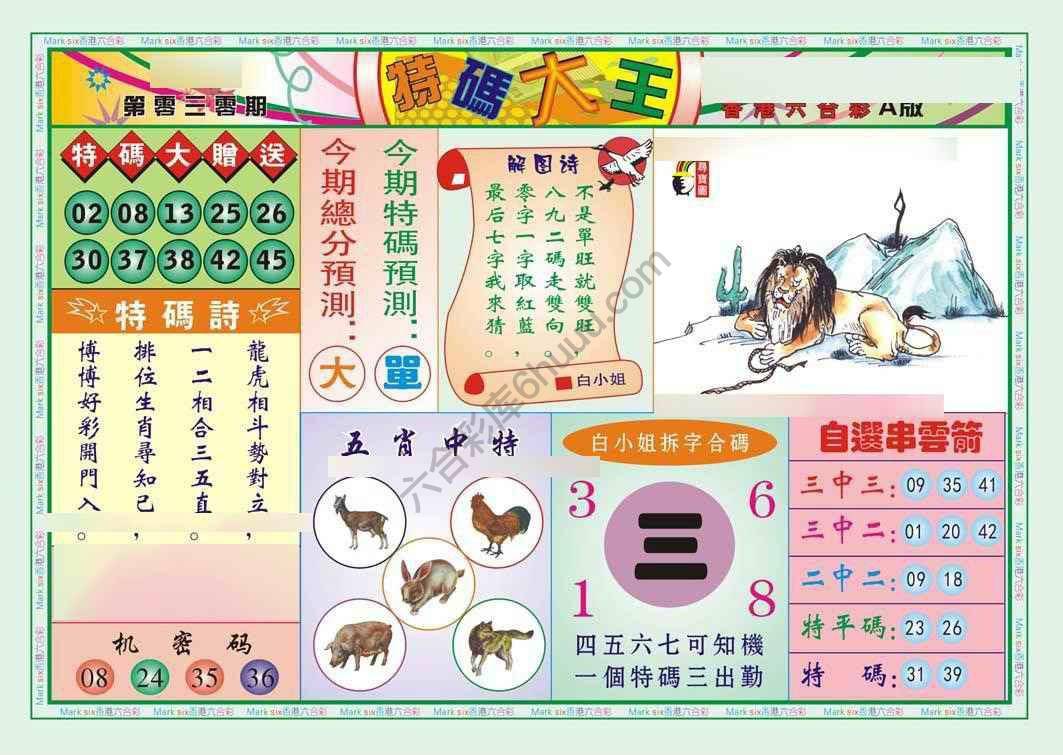 特码大王
