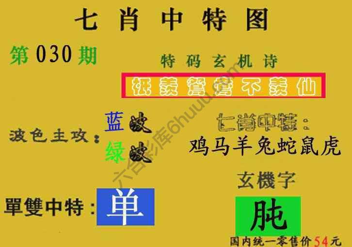 七肖中特图