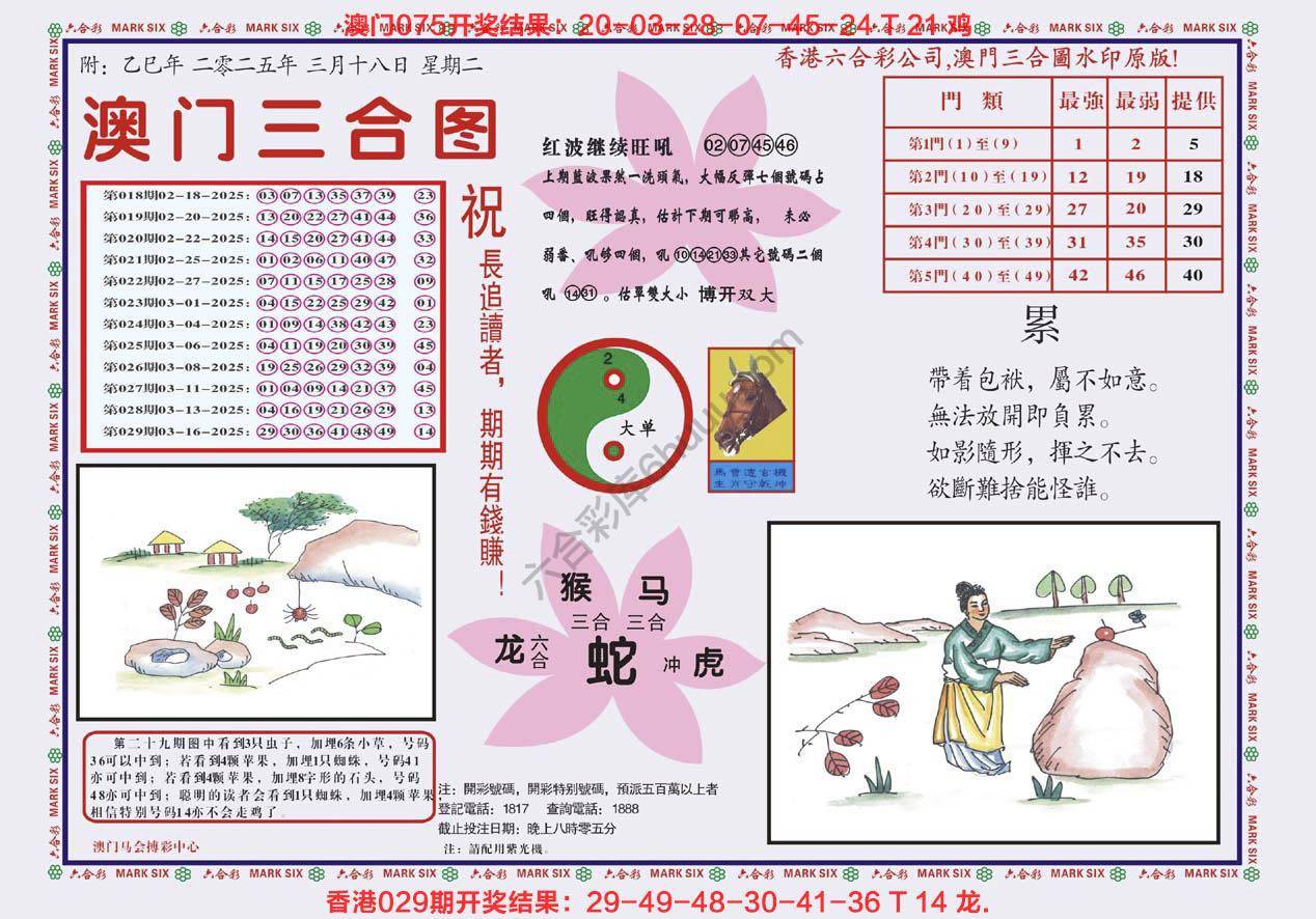 澳门三合图