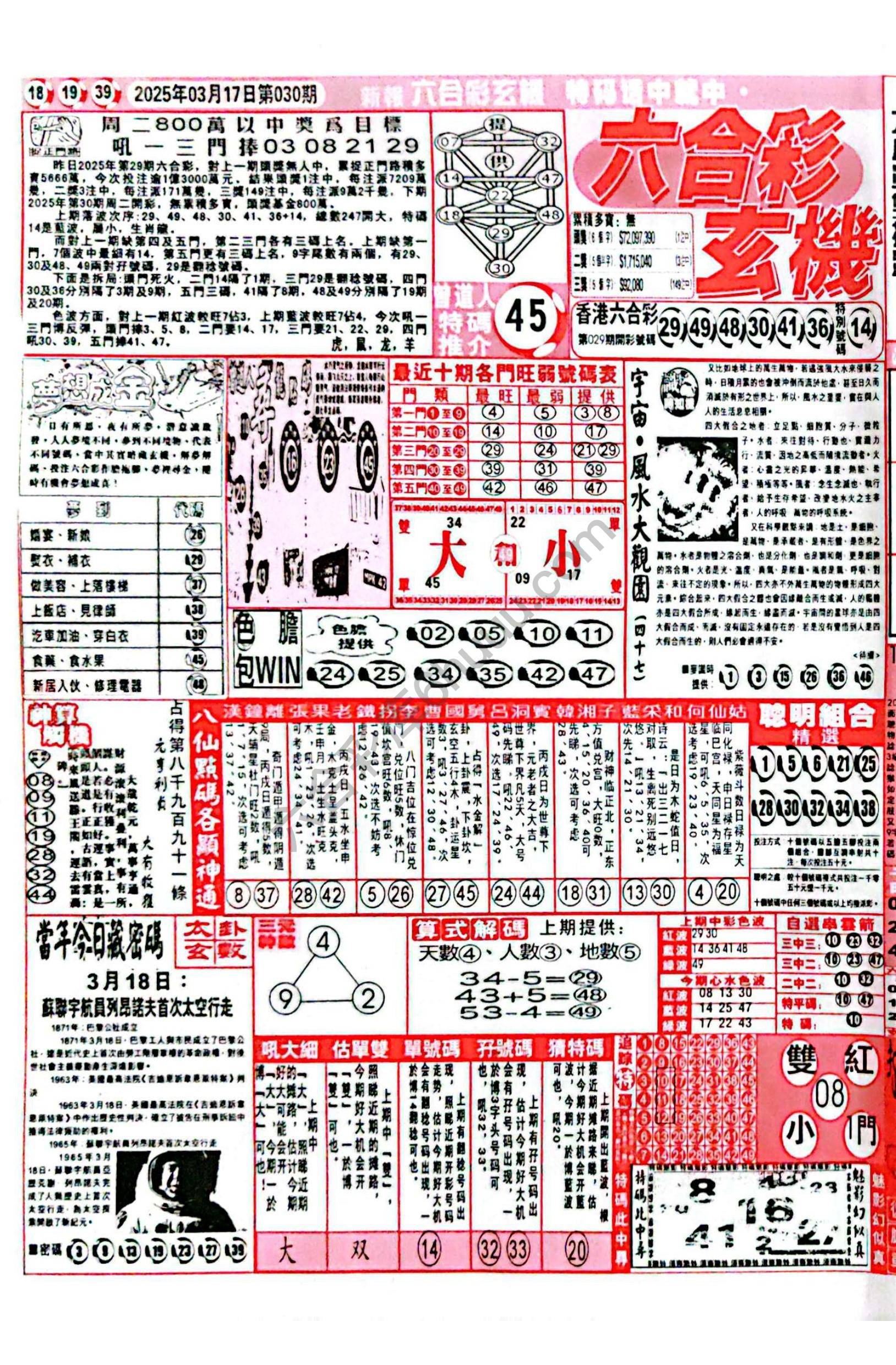 六合彩玄机