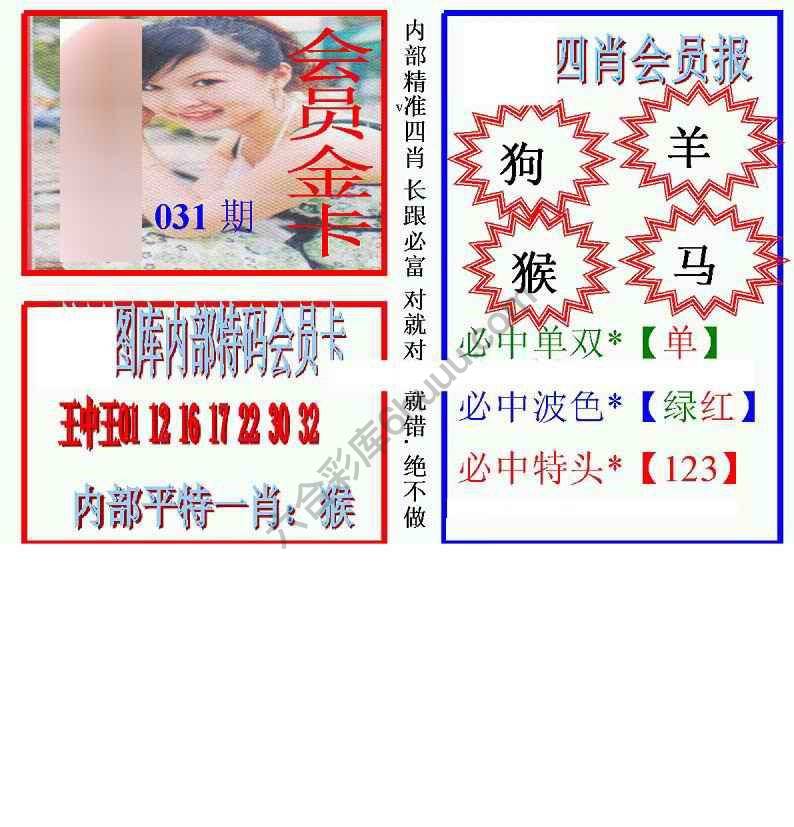 马经四肖会员报