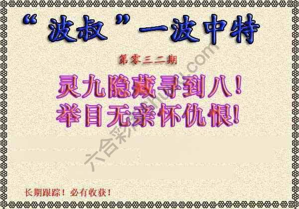 波叔一波中特