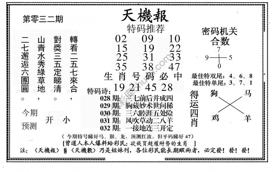 天机报