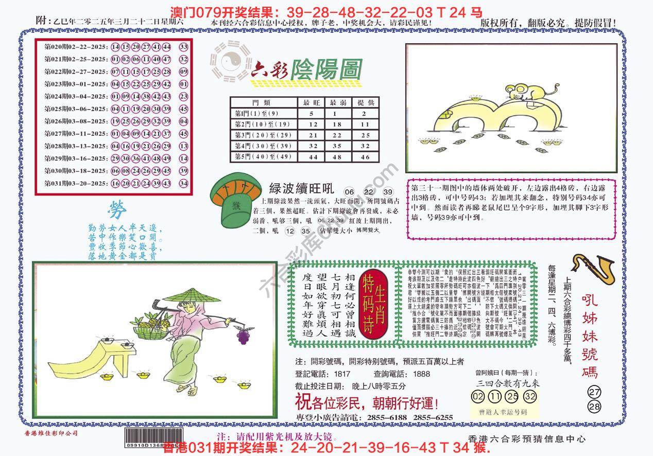 六彩阴阳图