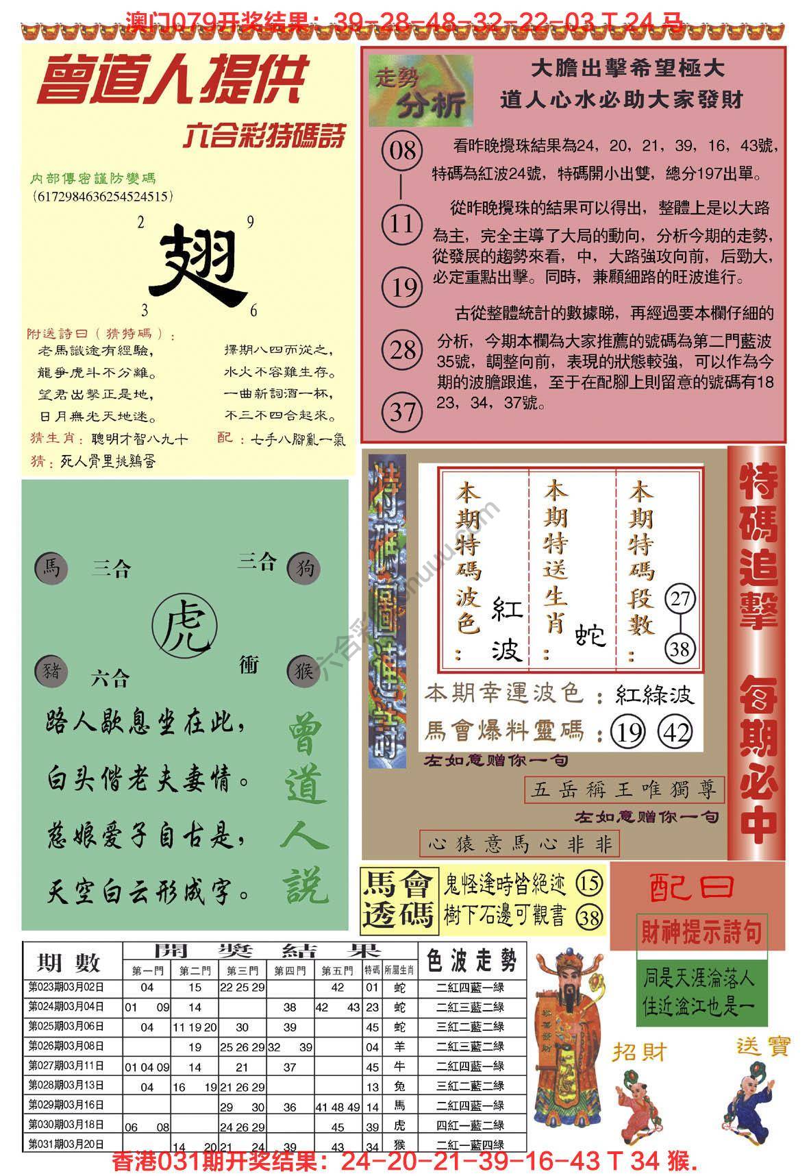 曾道人内幕玄机（加大版）