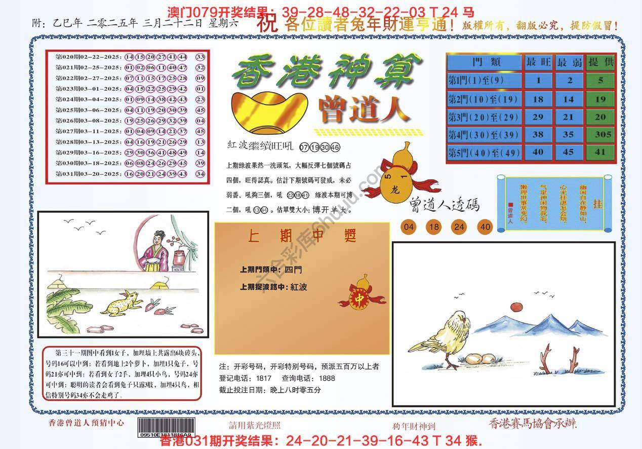 香港神算曾道人