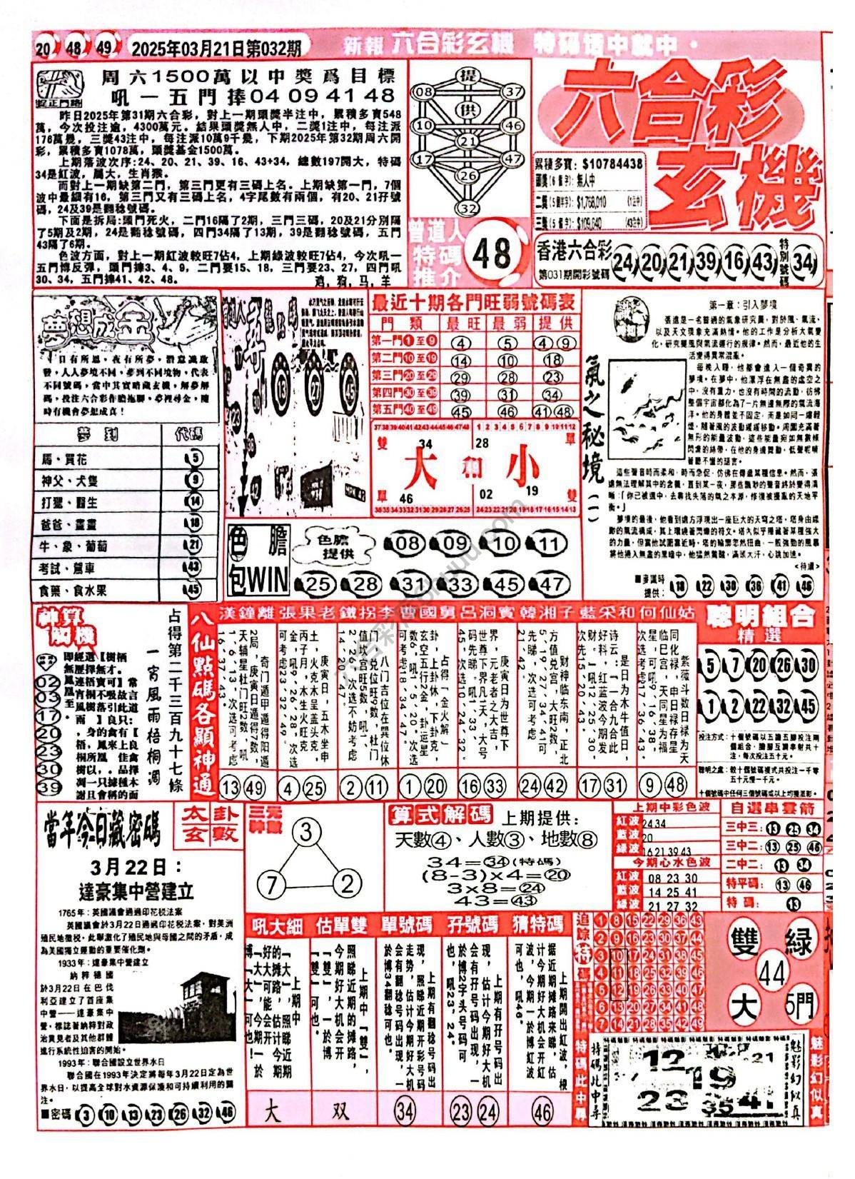 六合彩玄机