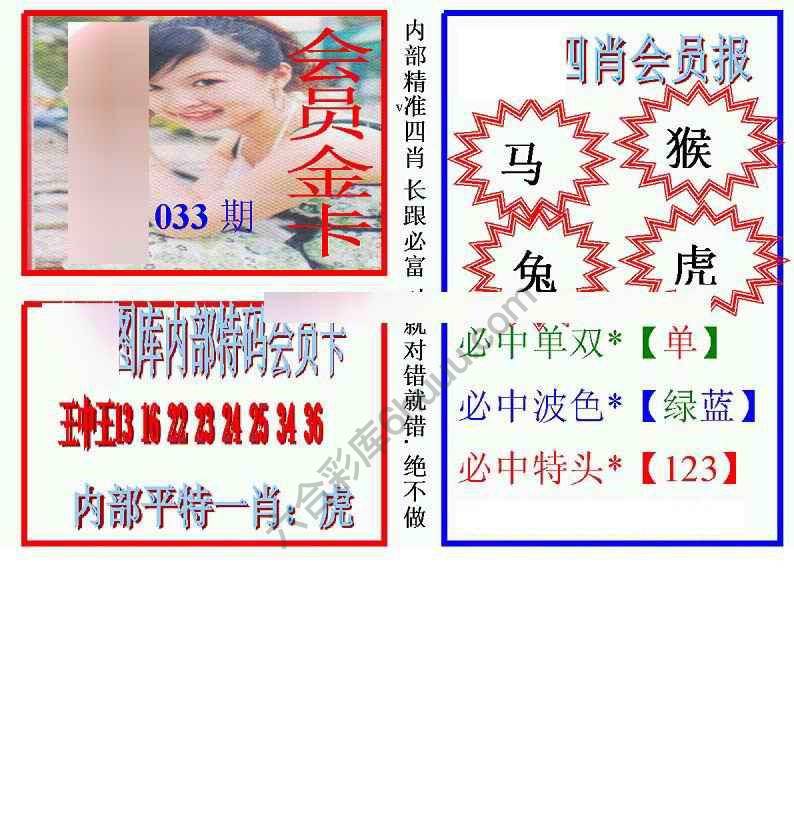 马经四肖会员报