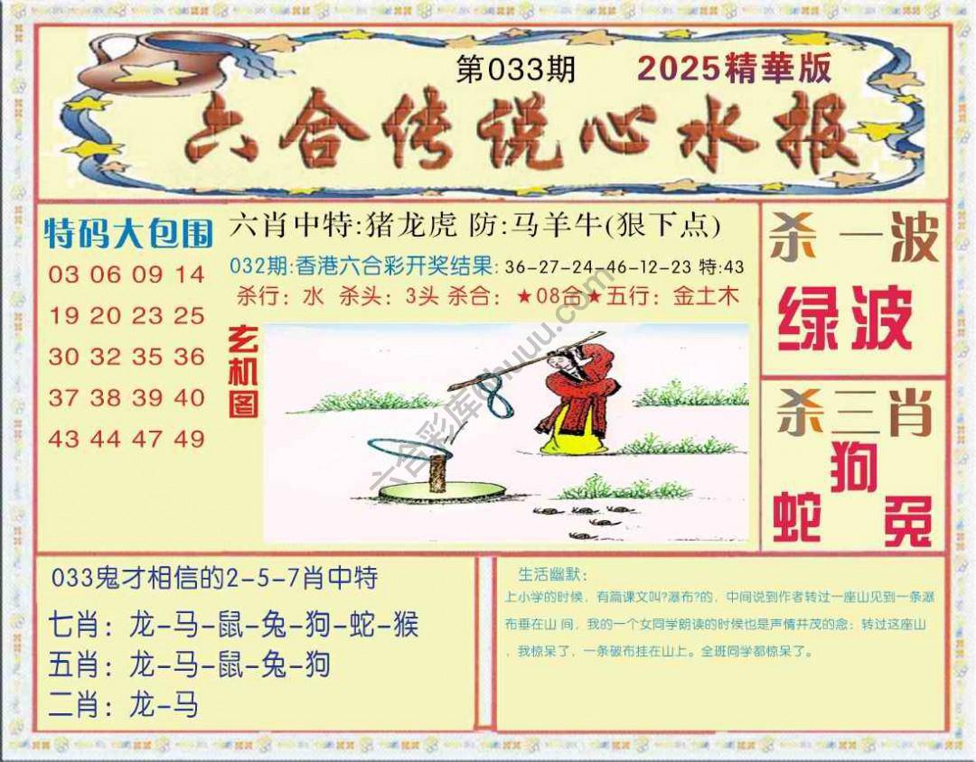 六合传说心水报