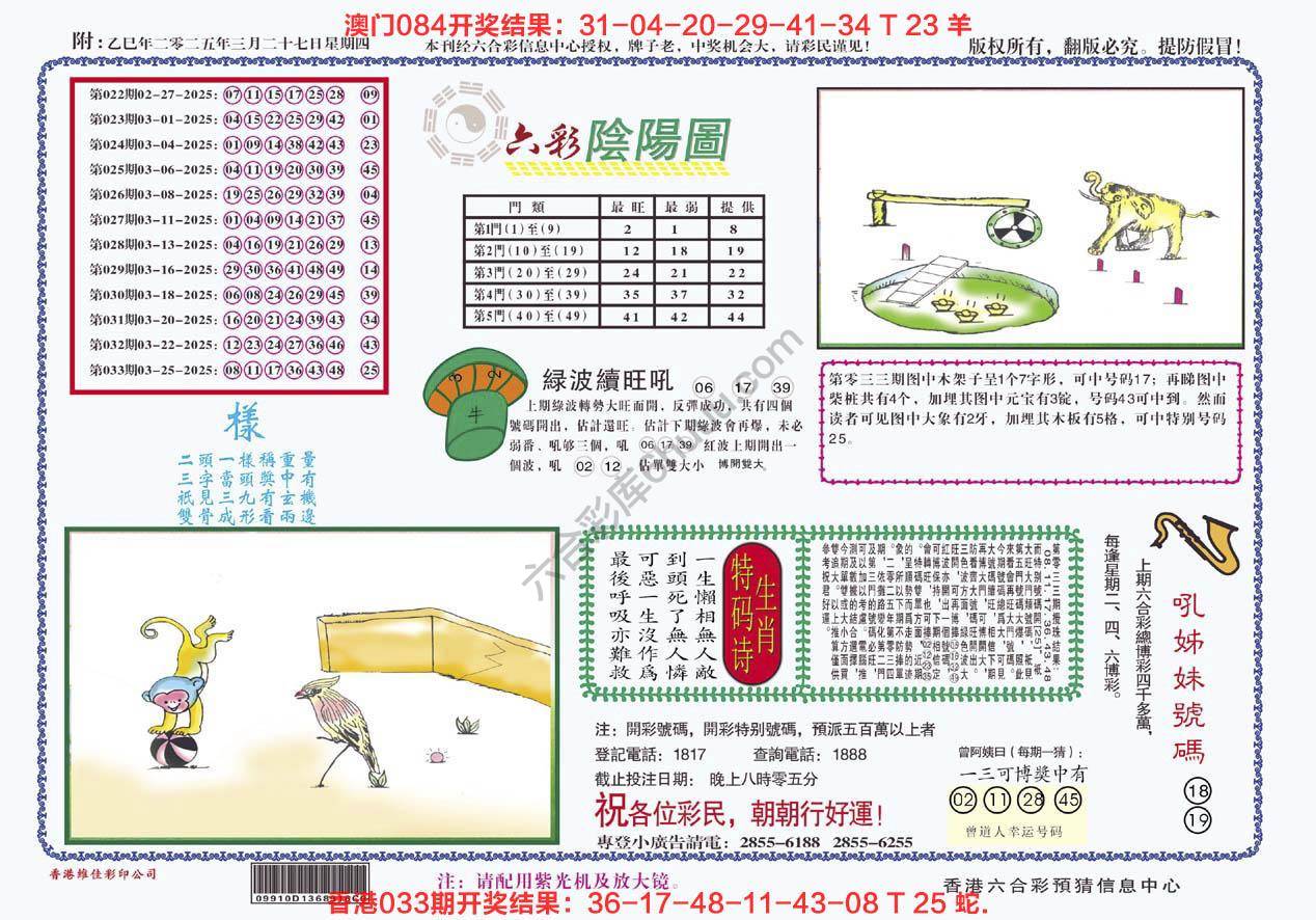 六彩阴阳图