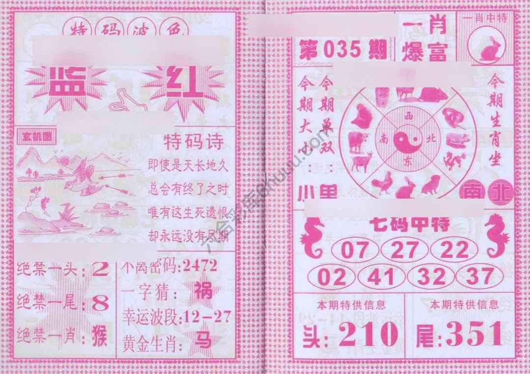 一肖爆富
