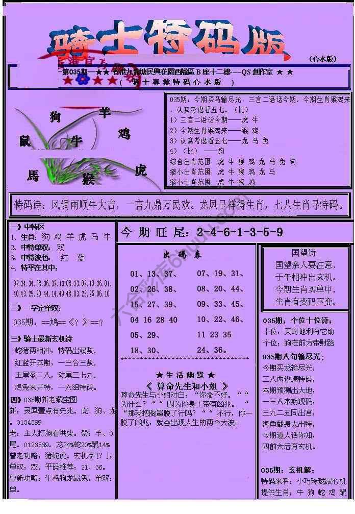 另类骑士特码版