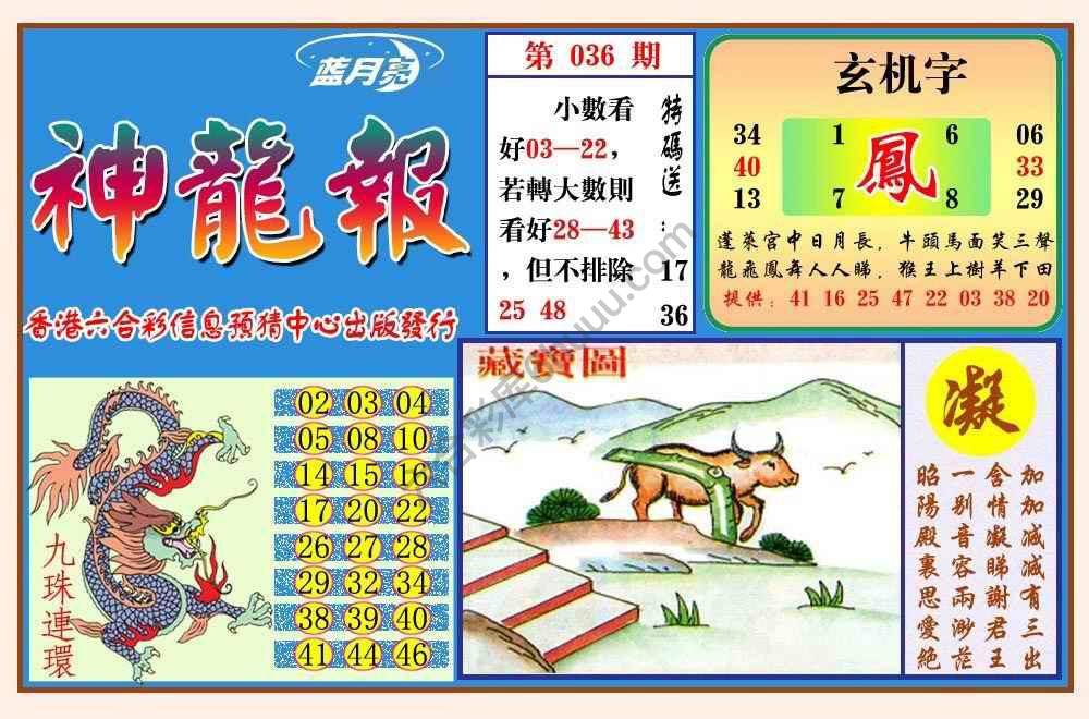 蓝月亮神龙报
