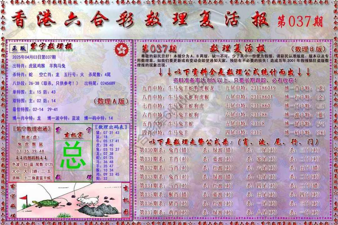 数理复活报