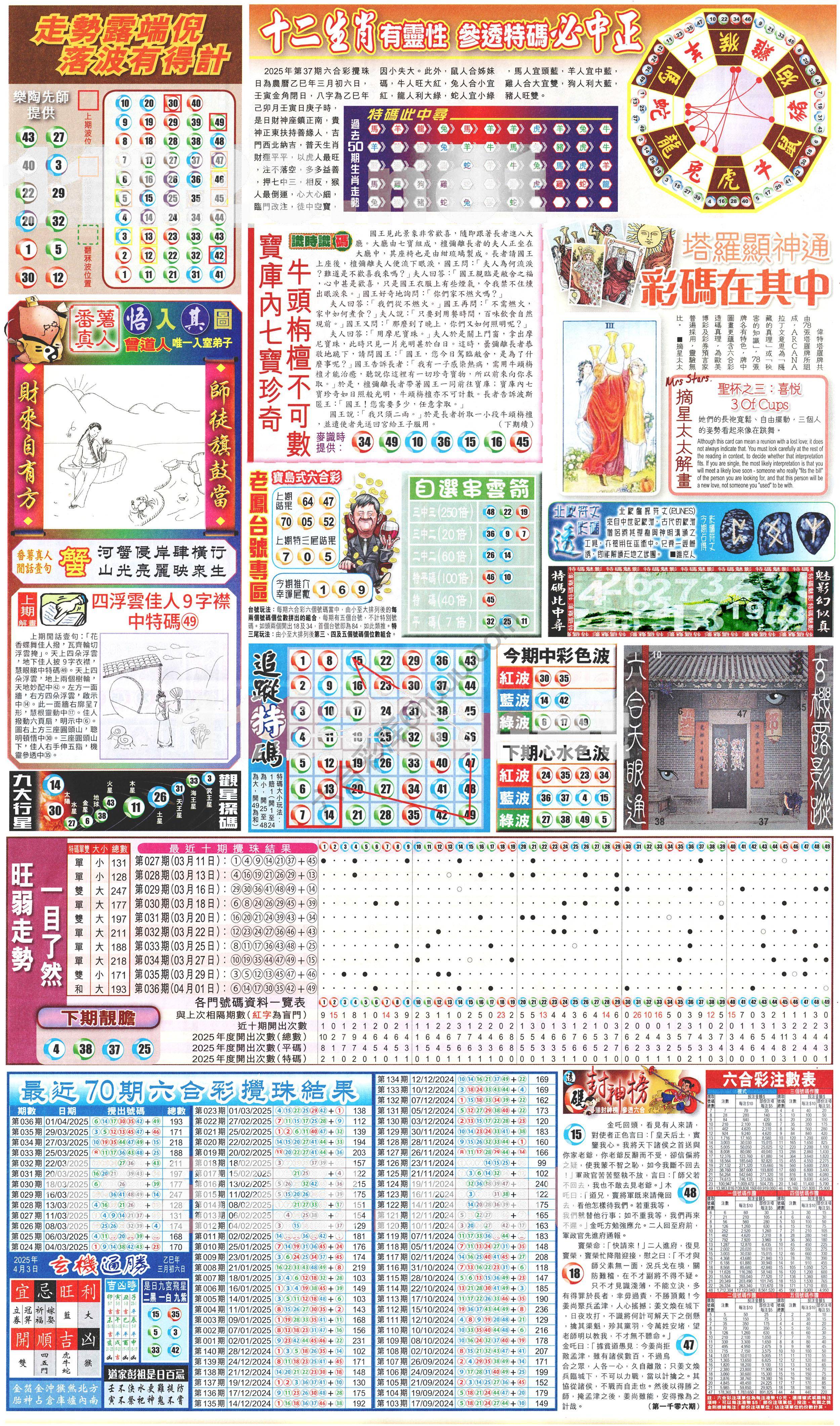 新报六合彩玄机