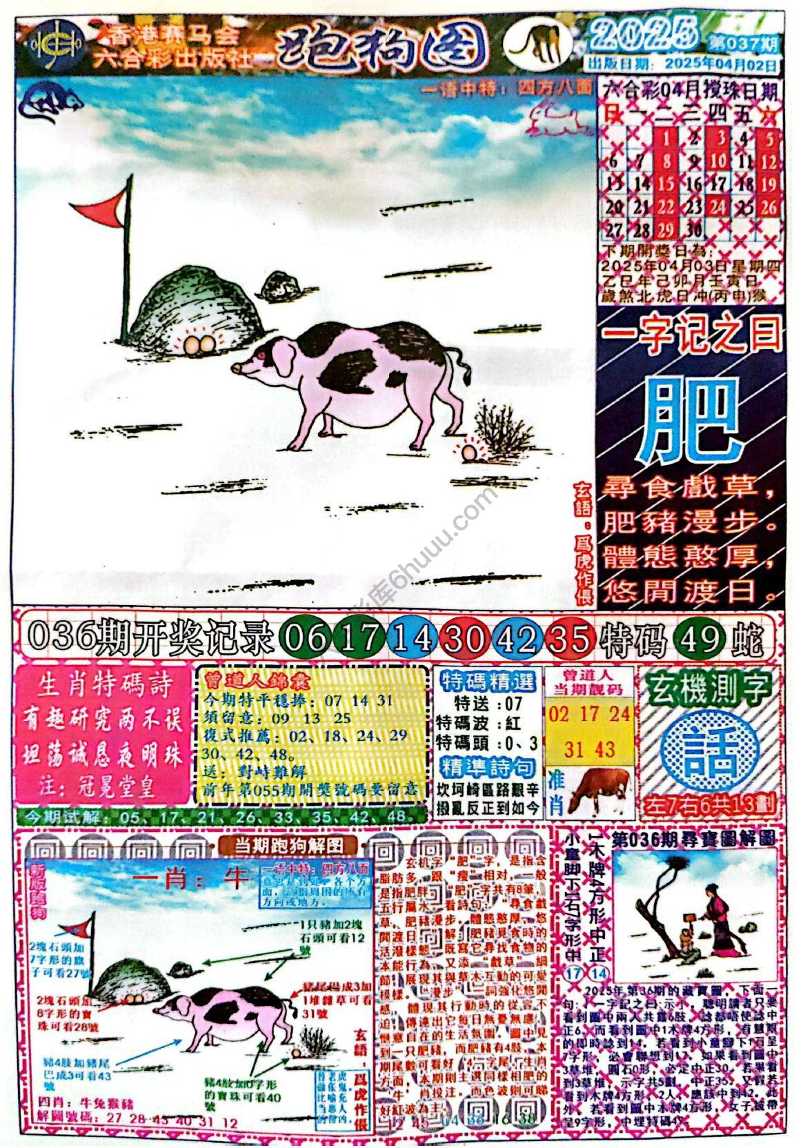 赛马会跑狗图