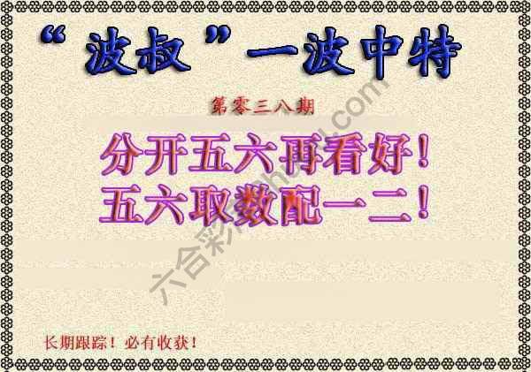 波叔一波中特