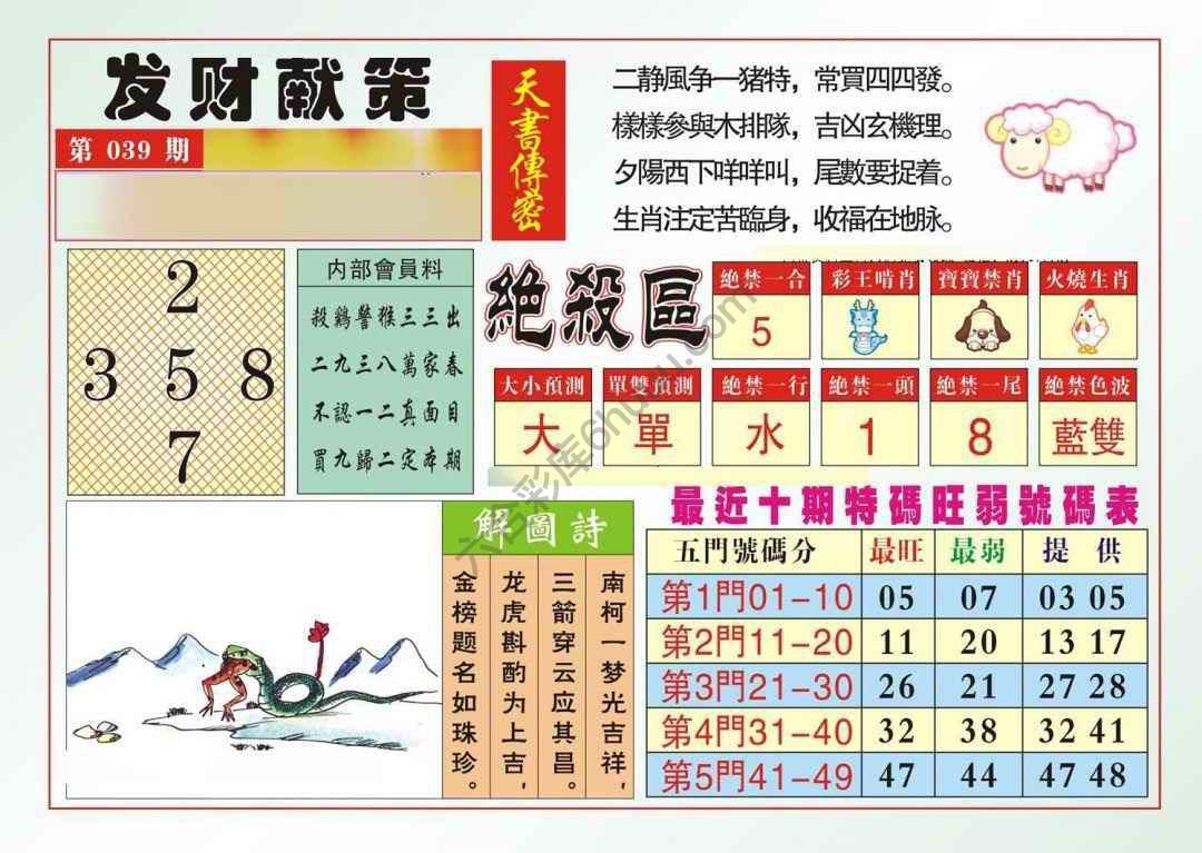 发财献策