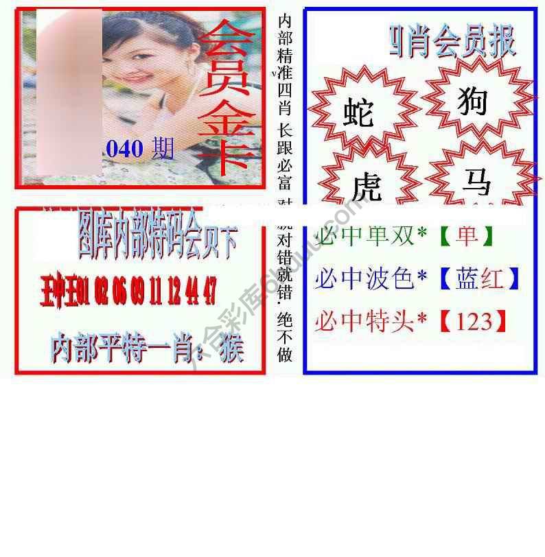 马经四肖会员报